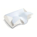 1pc Memory Foam Cervical Pillow, 2 in 1 Ergonomic Contour Orthopedic Pillow for Neck Pain, Contoured Support Pillows,Neck Pillow
