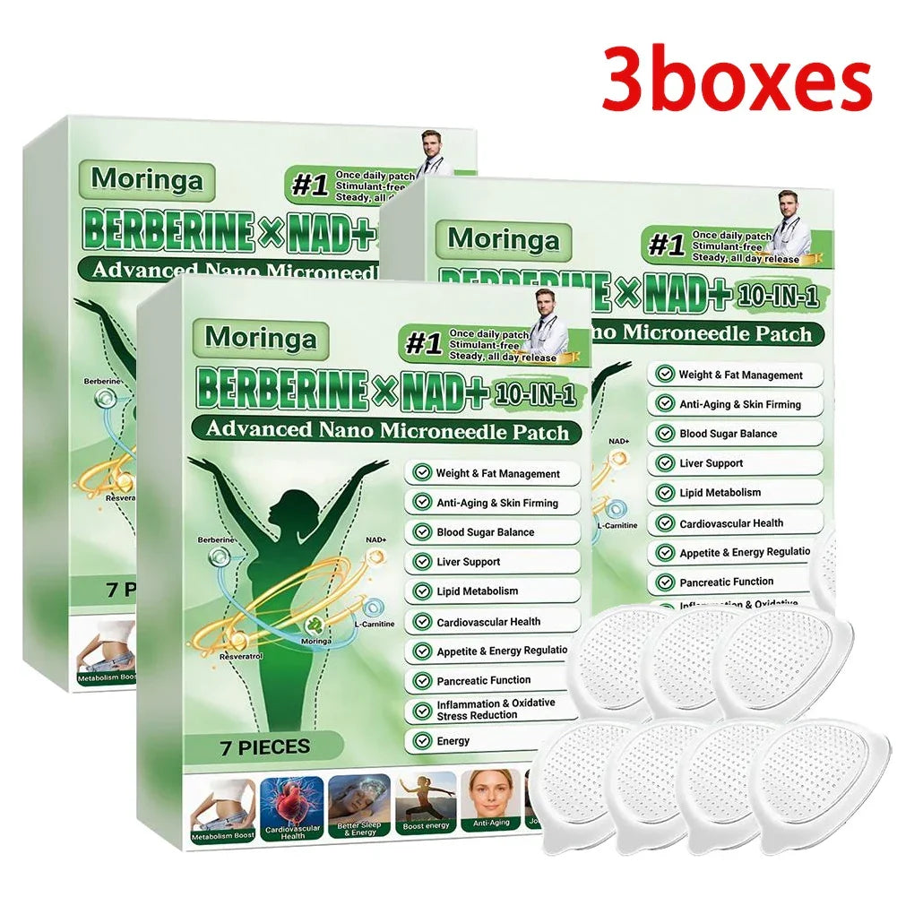 10-in-1 Nano Microneedle Patch Natural Gentle Patches Moisturizing Firming Skin for Women Men Nano Microdarts Patches 0.2mm