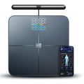 Smart Body Fat Scale with 8-Electrodes, Bluetooth/WiFi, Rechargeable for Accurate BMI and Health Tracking