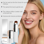 2-in-1 Color Changing Foundation & Concealer Stick with Brush, Lightweight and Moisturizing