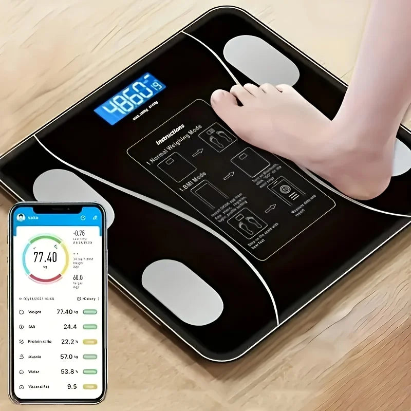 Smart Digital Scale With LED Display – Up To 400 lbs