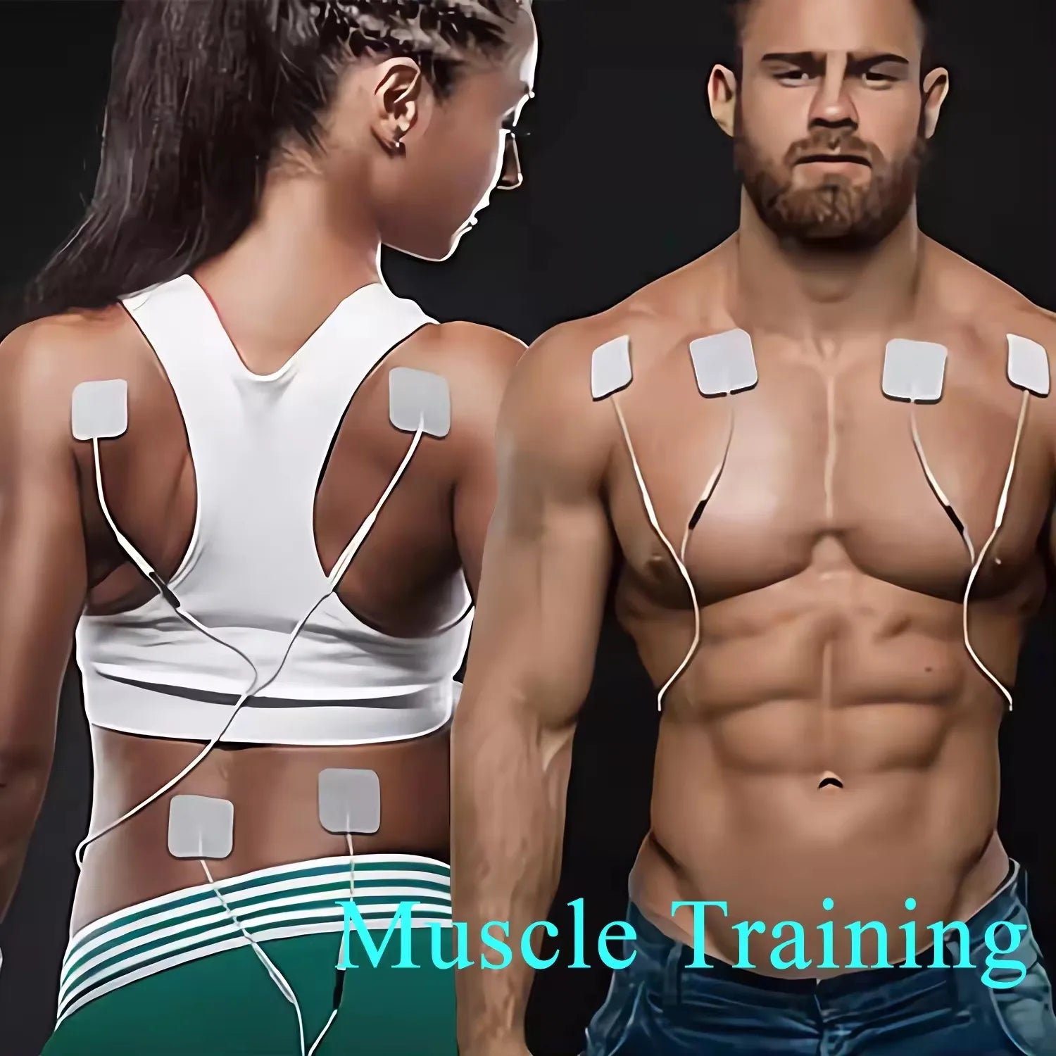 4 In 1 Electric Muscle Stimulator Interferential High-Frequency Physiotherapy Device IFT RUSS TENS Pulse Electrostimulator