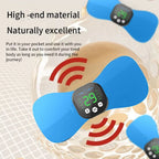 EMS Neck Massager with Pulse, Portable Electric Neck & Shoulder Therapy Device, Mini Smart TENS Massage Pad