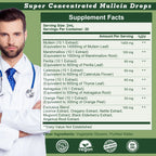 Mullein Drops: Lung Cleanse & Immune Boost - Fast Respiratory Relief