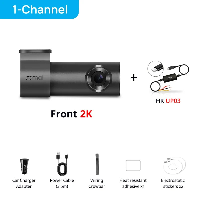 70mai M310 Plus 2K Car Dash Camera
