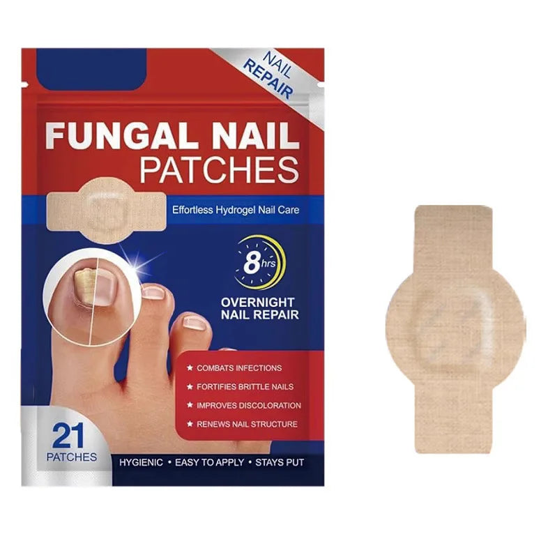 BUY 1 GET 3 – 21pcs Waterproof Toenail Fungus Repair Patches Serenzza