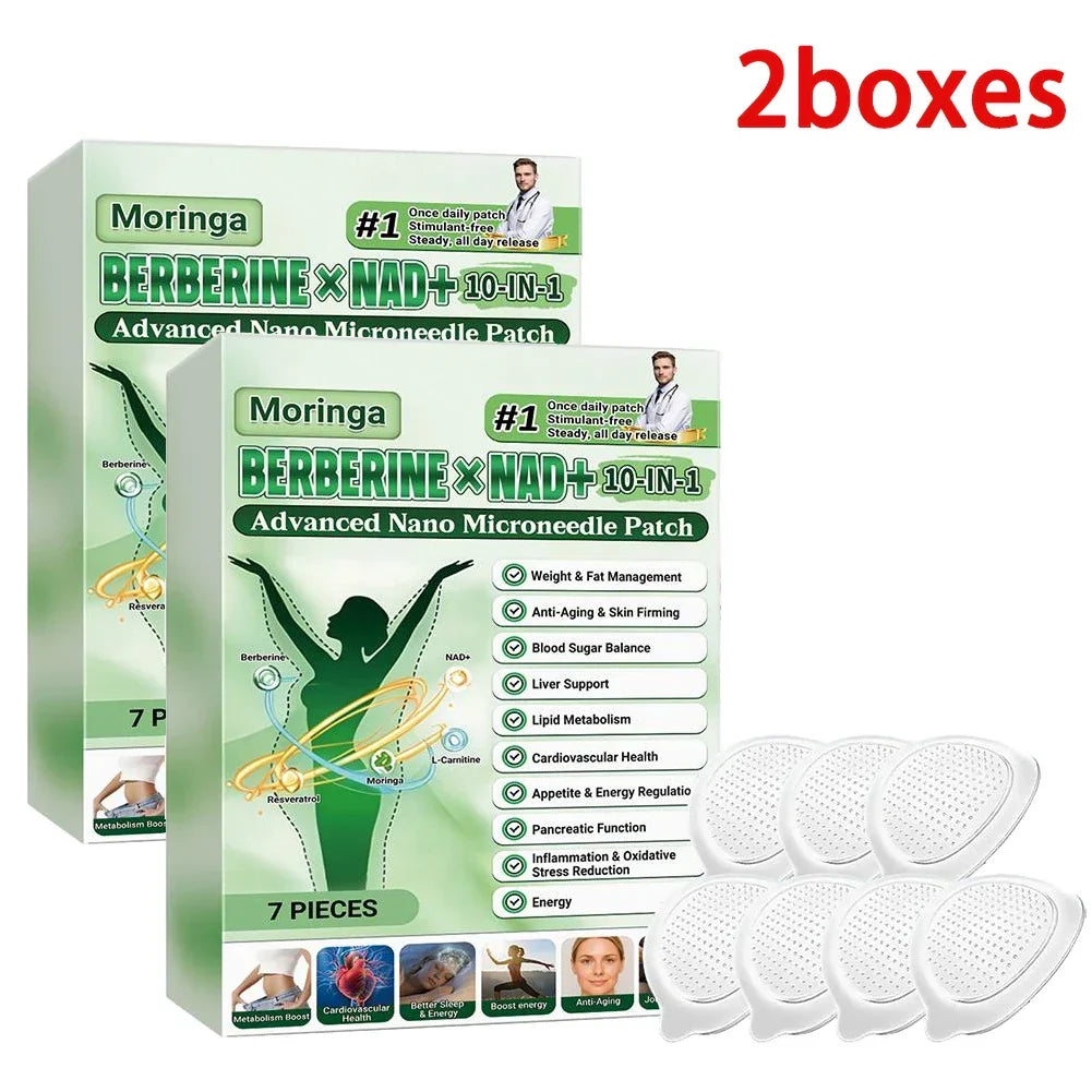10-in-1 Nano Microneedle Patch Natural Gentle Patches Moisturizing Firming Skin for Women Men Nano Microdarts Patches 0.2mm