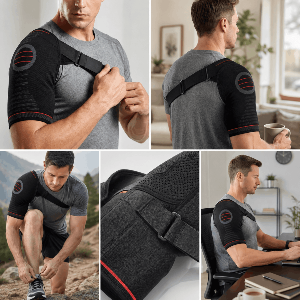 ShoulderGuard Pro™ Adjustable Shoulder Support Brace