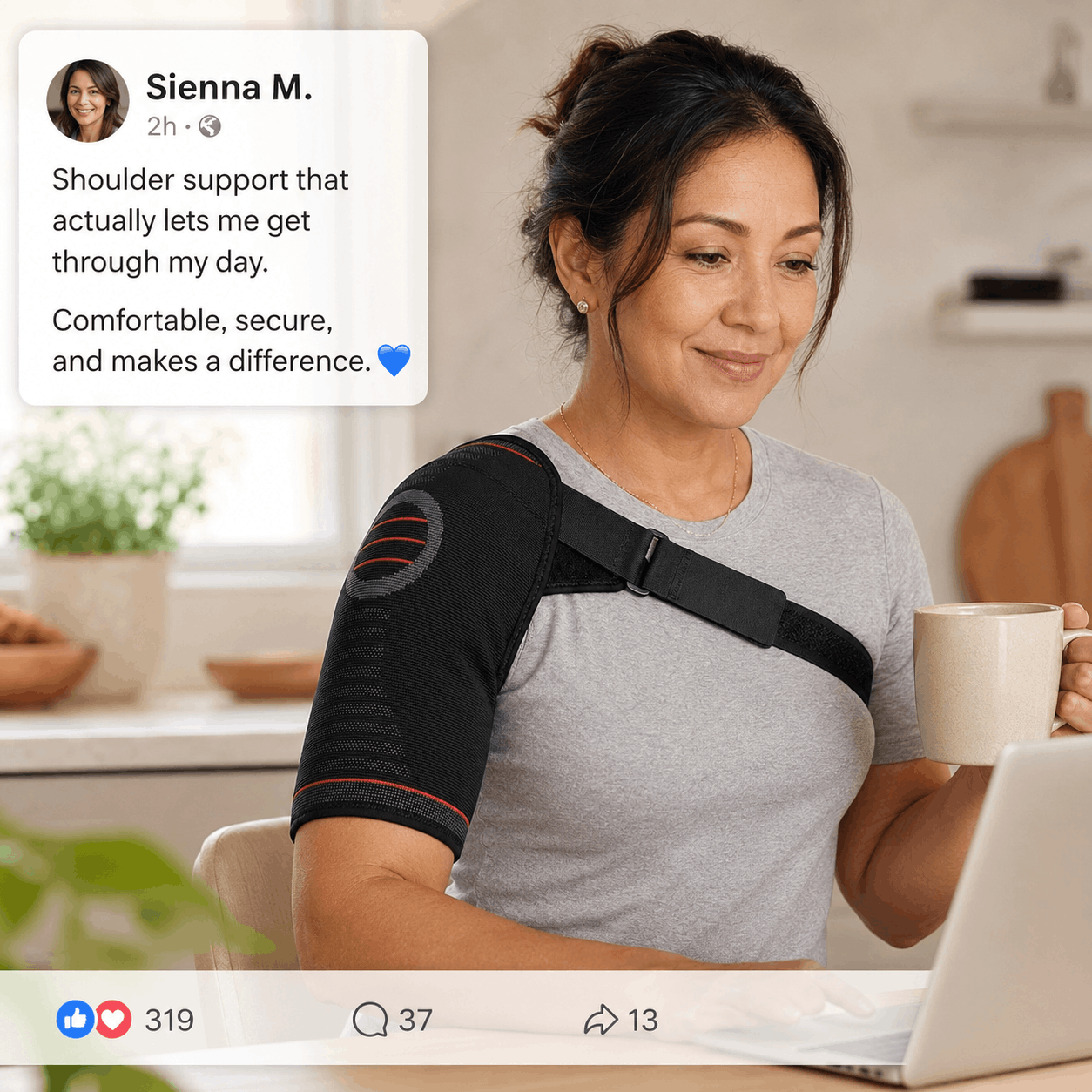 ShoulderGuard Pro™ Adjustable Shoulder Support Brace