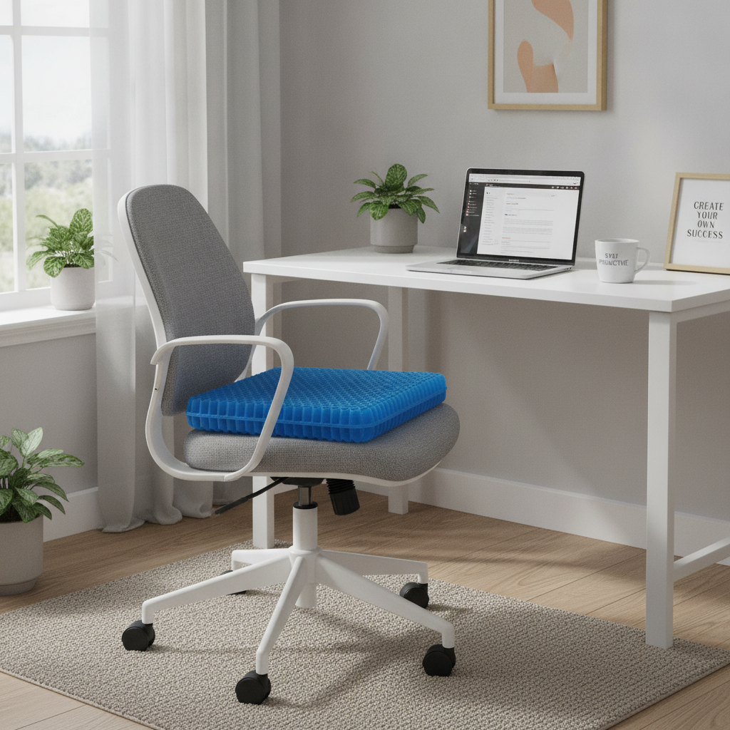 Sciatica Relief Honeycomb Gel Seat Cushion