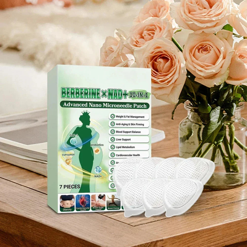 Moringa & Berberine 10-IN-1 Advanced Nano Microneedle Patch