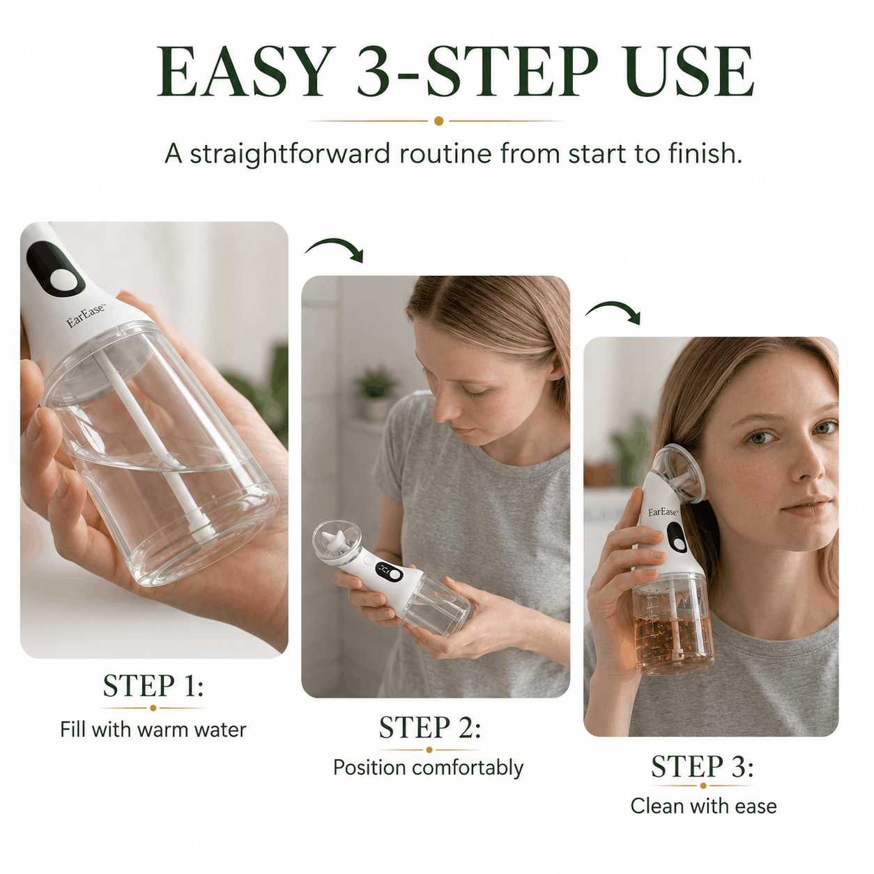EarEase™ Electric Ear Wax Irrigation Kit