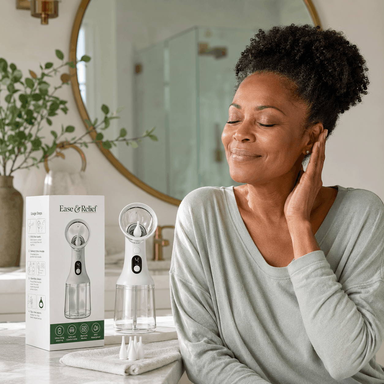 EarEase™ Electric Ear Wax Irrigation Kit