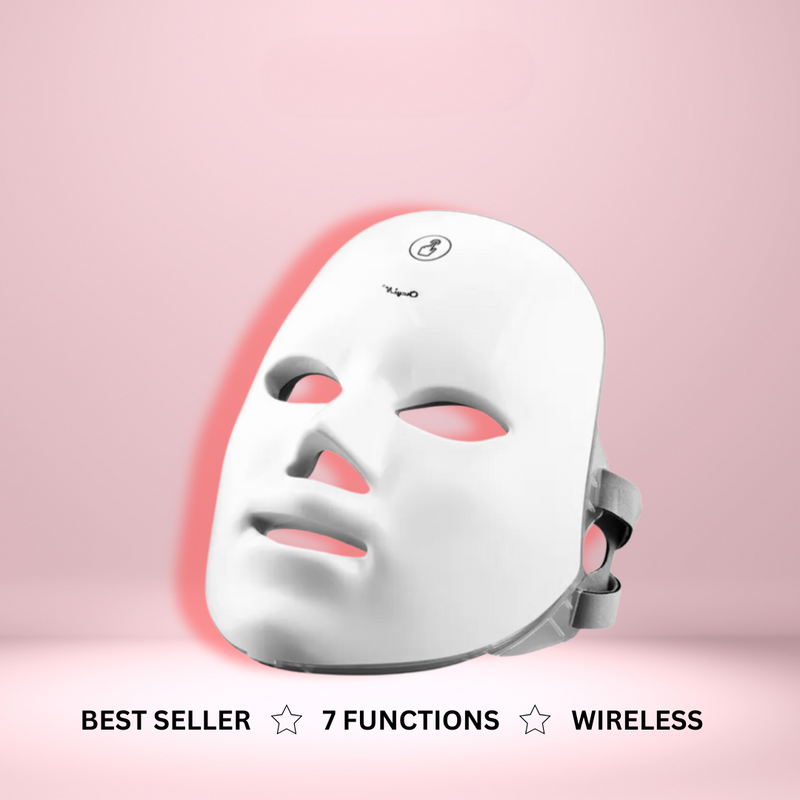 LED Red Light Face Mask for Glowing Looking Skin
