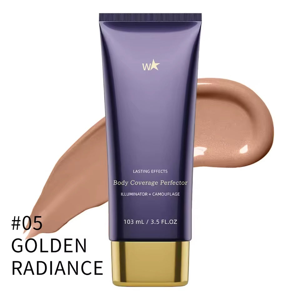 Beauty Body Coverage – Waterproof body concealer for legs and body. Covers scars, spots, varicose veins, and tattoos. Blend Cosmetics.