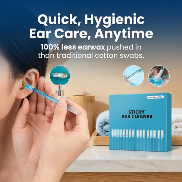 Sticky Ear Wax Remover Sticks — Gentle, Mess-Free Clean