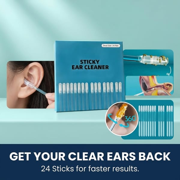 Sticky Ear Wax Remover Sticks — Gentle, Mess-Free Clean