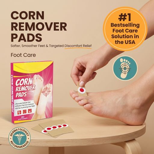 Targeted Corn & Callus Remover Pads (Foot Patches)