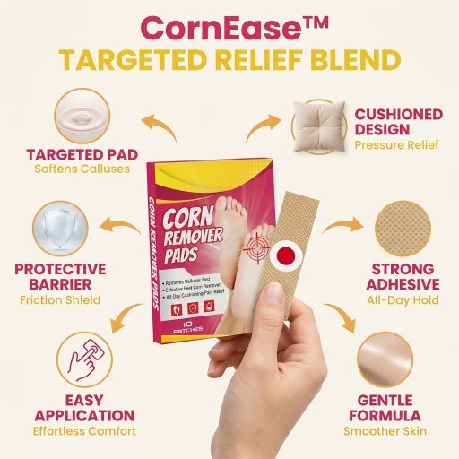 Targeted Corn & Callus Remover Pads (Foot Patches)