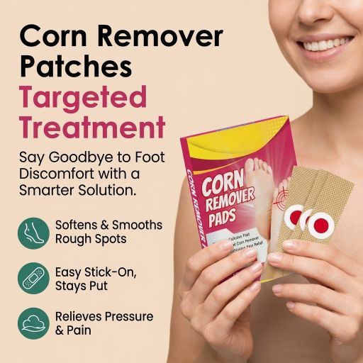 Targeted Corn & Callus Remover Pads (Foot Patches)