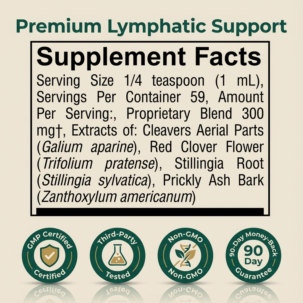 Lymphatic Drainage Drops Supplement, Relieve Bloating, immunity