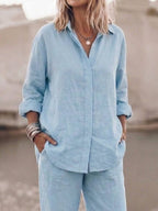 Pure Cotton Relaxed Set