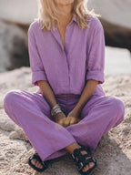 Pure Cotton Relaxed Set