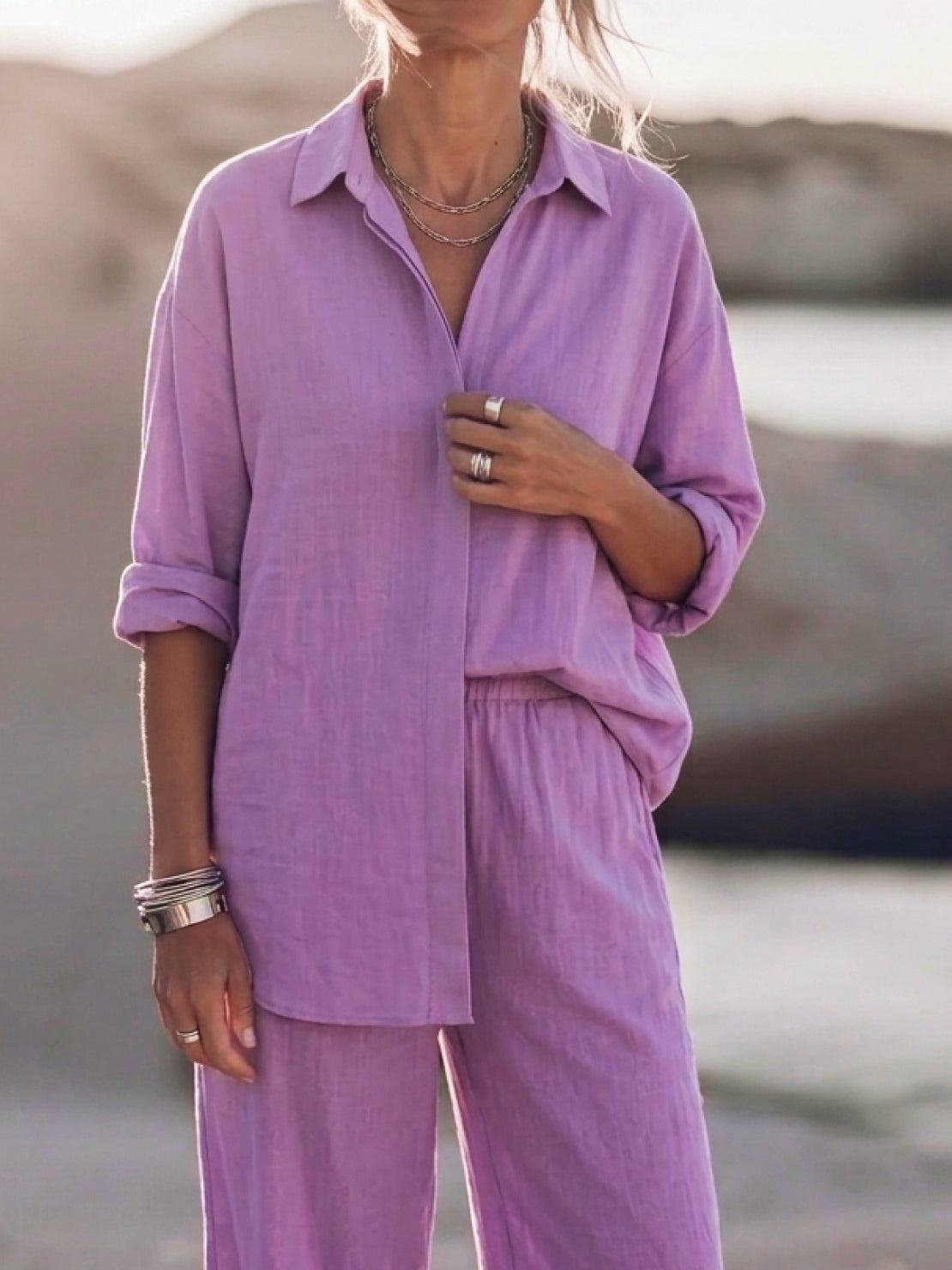 Pure Cotton Relaxed Set