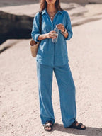 Pure Cotton Relaxed Set