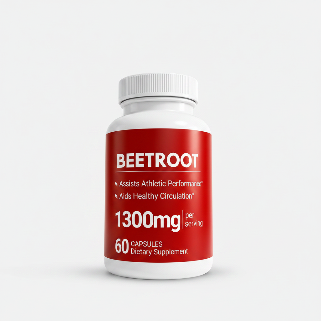 Premium Beetroot Capsules To Support Natural Energy & Vitality
