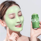 Green Clay Face Mask Clay Cleansing Mask Stick Facial Deep Blackhead Purifying