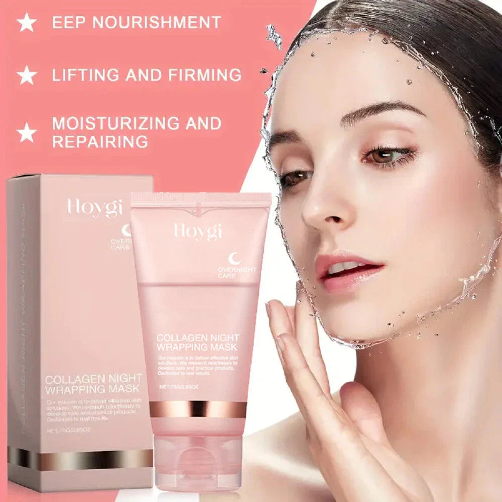 Collagen Overnight Peel-Off Facial Mask – Skin Renewal & Deep Hydration