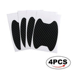 4 x Car Carbon Fiber Door Handle Protector Film Anti-Scratch Sticker Accessories