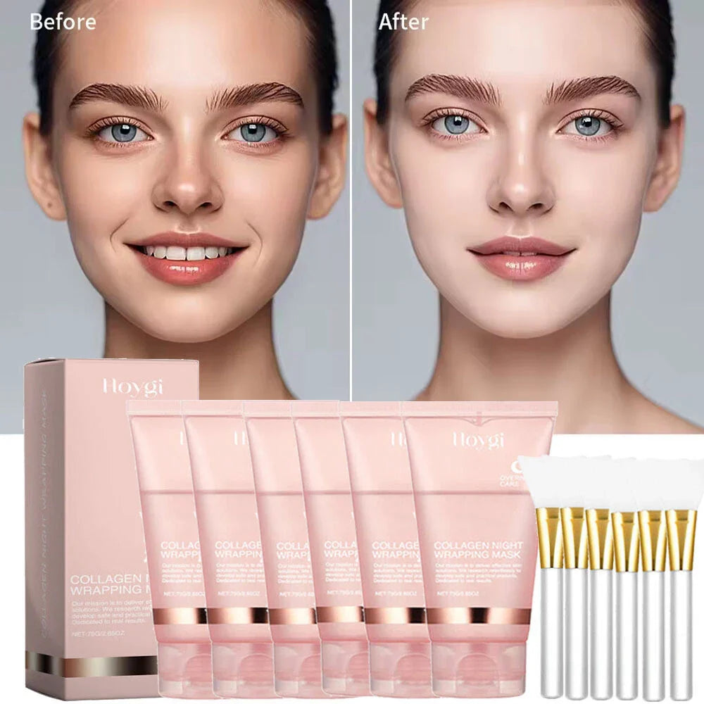 Collagen Overnight Peel-Off Facial Mask – Skin Renewal & Deep Hydration