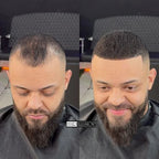 Hair Illusion 100% Real Hair Fibers Combo: Fibers, Hold & Water Spray, & App.