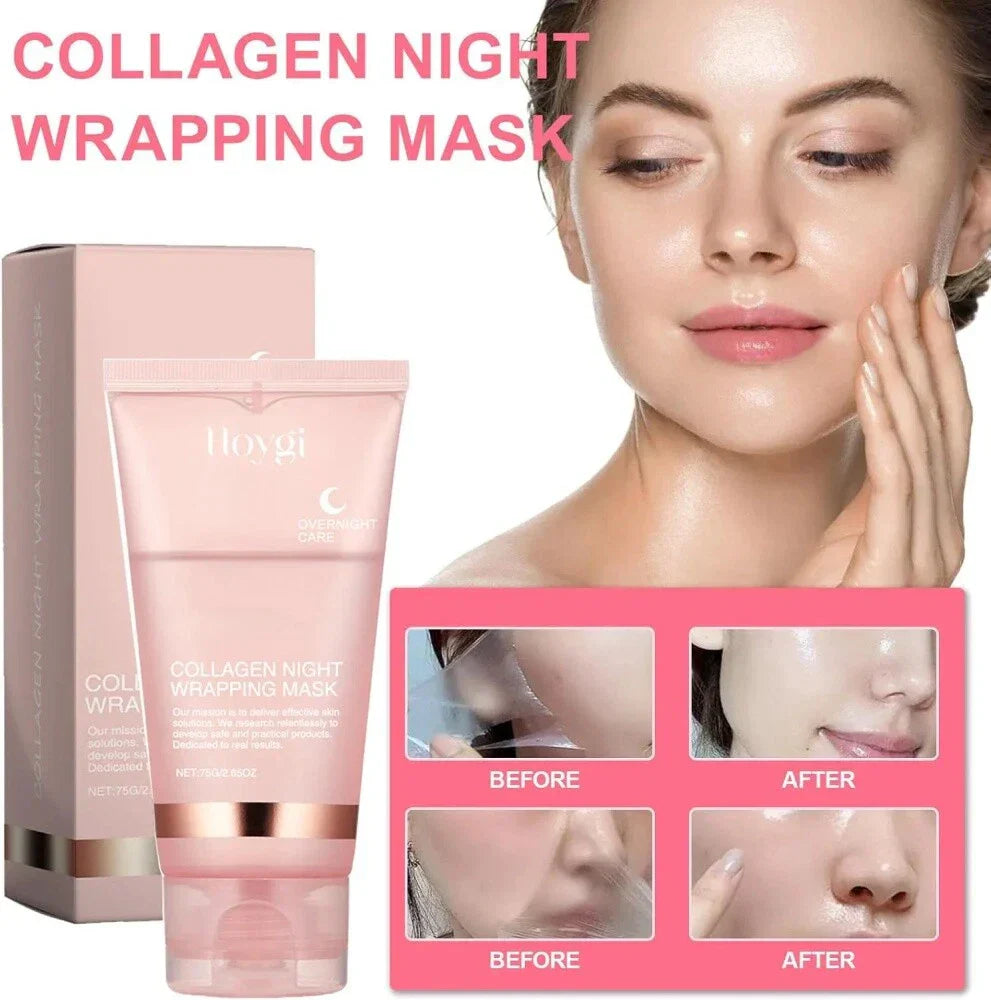 Collagen Overnight Peel-Off Facial Mask – Skin Renewal & Deep Hydration