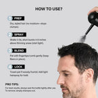 Hair Building Fibers for Thinning Hair for Men Women, 2-In-1 Kit- Enhancements B