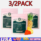 3/2Pack Vital Source Feminine Balance Gummies Hawaiian Pineapple