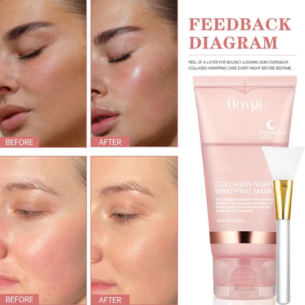 Collagen Overnight Peel-Off Facial Mask – Skin Renewal & Deep Hydration
