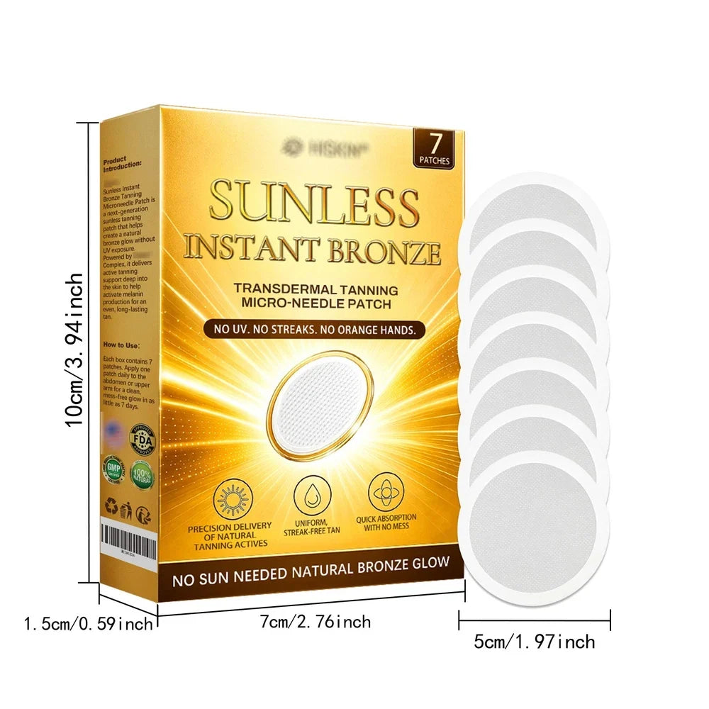 Sunless Natural Glow Tanning Microdarts Patch USA Serenzza