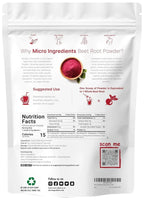 Cold Pressed Organic Beet Root Powder, 4lb | High Concentration, No Additives
