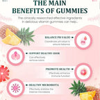 3/2Pack Vital Source Feminine Balance Gummies Hawaiian Pineapple
