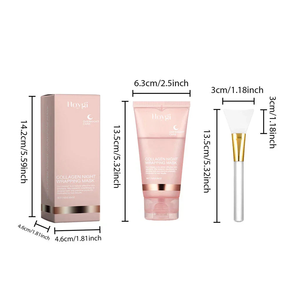 Collagen Overnight Peel-Off Facial Mask – Skin Renewal & Deep Hydration