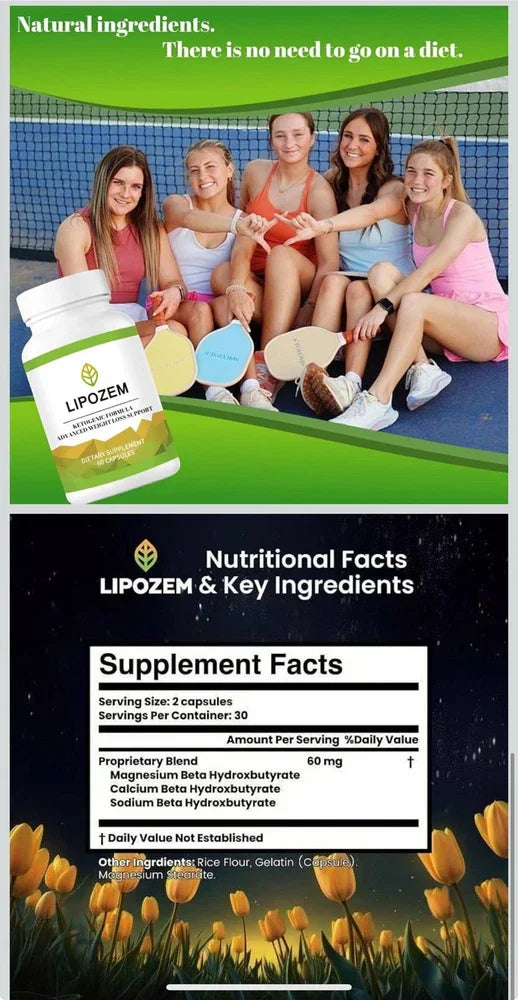 Lipozem Capsules Natural Formula Supplement,Supports Health and Vitality