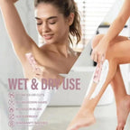 2 in 1 Dual Head Electric Lady Waterproof Shaver Razor For Women Private Area