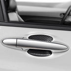 4 x Car Carbon Fiber Door Handle Protector Film Anti-Scratch Sticker Accessories