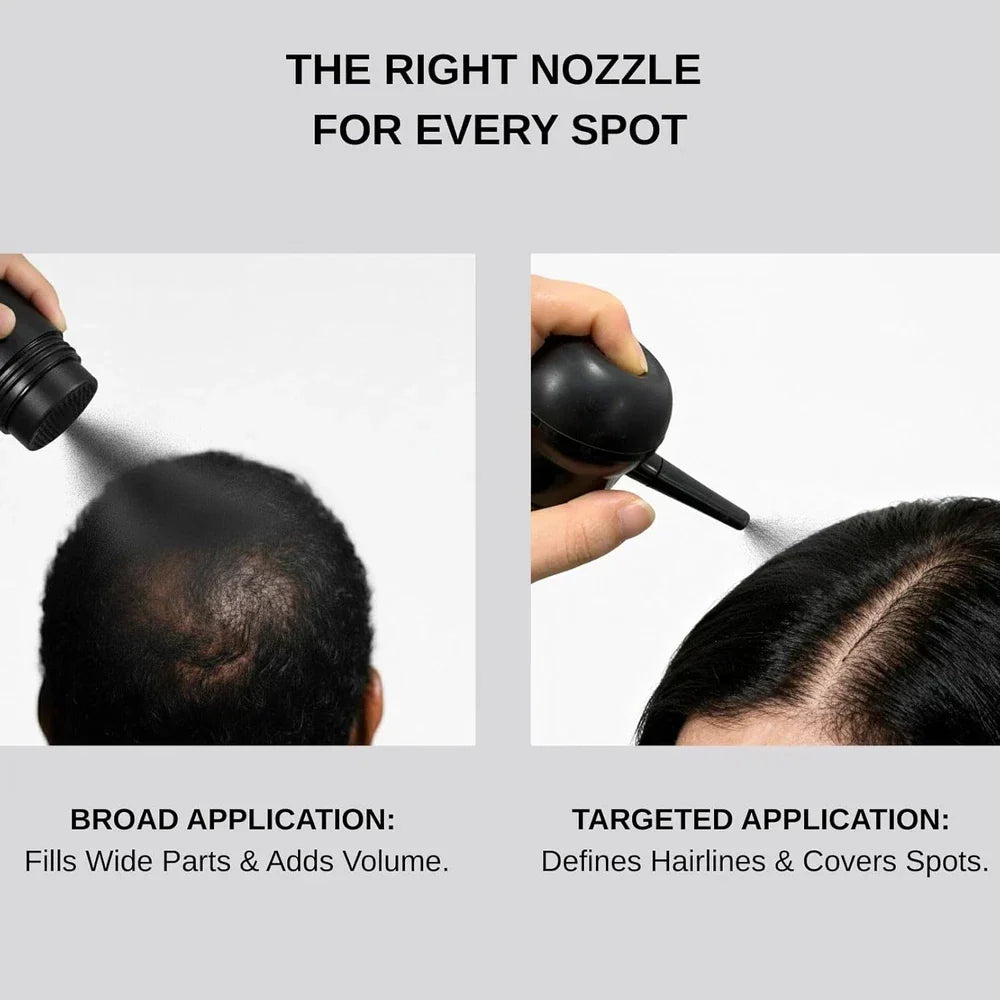 Hair Building Fibers for Thinning Hair for Men Women, 2-In-1 Kit- Enhancements B