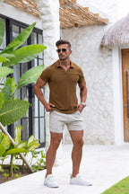Ultra-Stretch 5" Chino Shorts - Cream