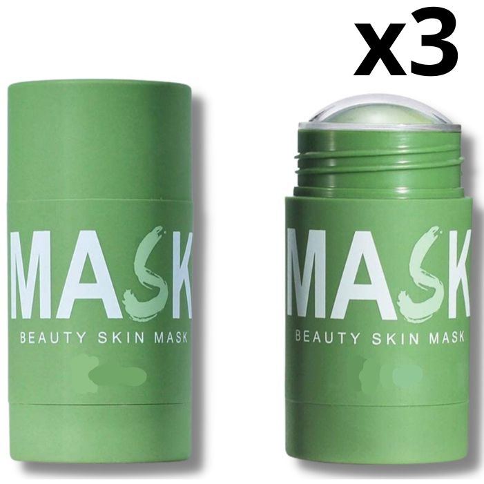 ( BUY 1 GET 2)Green Tea Purifying Clay Face Mask Oil Control Blackhead Remover